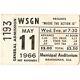 Paul Revere Concert Ticket Stub Birmingham 5/11/66 Where The Action Is Tv Show