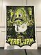Pearl Jam 2007 Lollapalooza Concert Poster & Ticket Stub Ames Bros Stooges