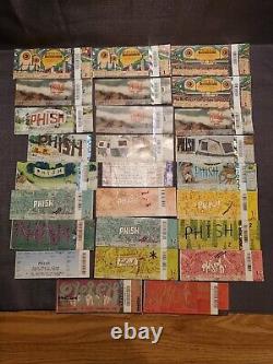 PHISH Concert Ticket Stubs Lot Of 26 2009-2014