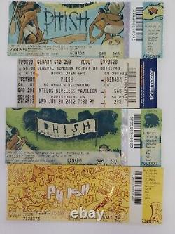 PHISH Concert Ticket Stubs Lot Of 26 2009-2014