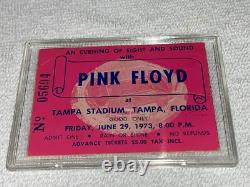 PINK FLOYD 1973 Concert Ticket Stub TAMPA STADIUM USA Dark Side Tour MEGA RARE