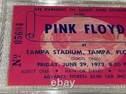 PINK FLOYD 1973 Concert Ticket Stub TAMPA STADIUM USA Dark Side Tour MEGA RARE