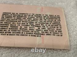 PINK FLOYD 1977 CONCERT TICKET FIELD PASS ROGER WATERS DAVID GILMOUR Ephemera US