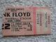 Pink Floyd 1977 Original Concert Ticket Stub Animals Tour Miami