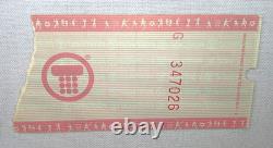 PINK FLOYD 1980 The Wall Tour Concert Ticket Stub, Nassau Coliseum, NY Mint+