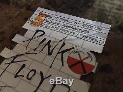 PINK FLOYD Concert Ticket Stub THE WALL February 17, 1981 DORTMUND GERMANY