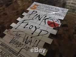 PINK FLOYD Concert Ticket Stub THE WALL February 17, 1981 DORTMUND GERMANY