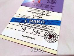 PINK FLOYD ROGER WATERS Concert Ticket UNUSED Stub July 1,1984 FRANKFURT GERMANY