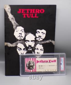 POP 1 Japanese PSA 6 Jethro Tull Concert TICKET Stub 1974 tour OSAKA with PROGRAM