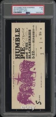POP 1 Japanese PSA 7 Humble Pie FRAMPTON Concert TICKET Stub 1973 with PROGRAM