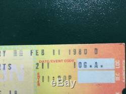 PRINCE RARE Feb 11, 1980 Concert At Bogarts Ticket stub