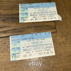 PRINCE THE ARTIST TICKET STUB JAM OF THE YEAR LOT (2) MILWAUKEE CONCERT 1997 90s
