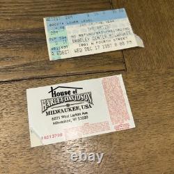 PRINCE THE ARTIST TICKET STUB JAM OF THE YEAR LOT (2) MILWAUKEE CONCERT 1997 90s