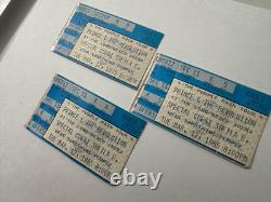 PRINCE & THE REVOLUTION 3 Concert TICKET STUBS LB ARENA Mar 12, 1985