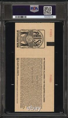 PSA 9 2009 Phish Concert Ticket Stub 5/31/09 Fenway Park Boston MA