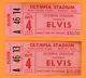 Pair Original 1974 Elvis Presley Olympia Stadium Detroit Concert Ticket Stub Lot