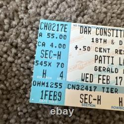 Patti Labelle Concert Ticket Stub Mar 14 1998 Dar Constitution Hall