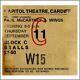 Paul Mccartney & Wings 1975 Capitol Cardiff Concert Ticket Stub (uk)