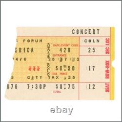 Paul McCartney & Wings 1976 The Forum Los Angeles Concert Ticket Stub (USA)