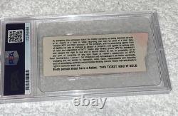 Paul Mccartney Psa Nyc 1992 Mtv Up Close Concert Taping Ticket Stub Beatles USA