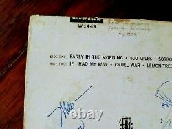Peter Paul and Mary hi-fi album Autographed at 1964 concert, with my ticket stub