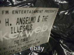 Phil Anselmo of Pantera Joliet IL 9/27/18 2018 Concert Ticket Stub Philip H