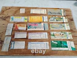 Phish Trey Anastasio Concert Ticket Stubs LOT of 17 Tickets 1997- 2014