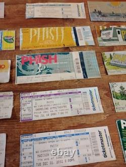 Phish Trey Anastasio Concert Ticket Stubs LOT of 17 Tickets 1997- 2014
