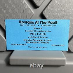 Pigface With Special Guests Upstairs At The Vault Concert Ticket Stub Vtg 1991