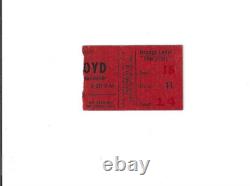 Pink Floyd 1973 Concert Ticket Stub June 22 Buffalo Auditorium