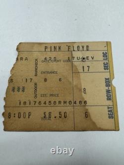 Pink Floyd 1975 Concert Ticket Stub LA Sports Arena Wish You Were Here Tour
