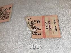 Pink Floyd 1977 Concert 2 Ticket Stubs In The Flesh Roger Waters David Gilmour