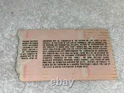 Pink Floyd 1977 Concert Ticket Stub In The Flesh Roger Waters David Gilmour USA