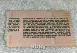 Pink Floyd 1977 Concert Ticket Stub In The Flesh Roger Waters David Gilmour USA