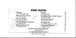 Pink Floyd 1977 Dortmund Germany Concert Ticket January 23