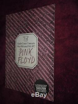 Pink Floyd Dark Side Of The Moon 1973 Earls Court Concert Program & Ticket Stub