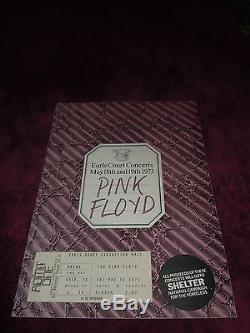 Pink Floyd Dark Side Of The Moon 1973 Earls Court Concert Program & Ticket Stub