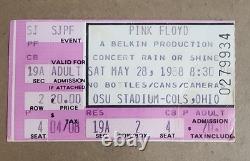 Pink Floyd Guns N' Roses Metallica Concert Ticket Stubs Lot 24 Vintage 1979-94