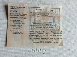 Pink Floyd In Concert Wembley Tuesday 15 March 1977 Ticket Stub Very Rare