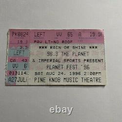 Planet Fest 96 3 Barenaked Ladies Pine Knob Concert Ticket Stub Vintage 1996