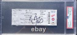 Post Malone Signed Autographed Concert Ticket Stub Posty White Iverson Psa/Dna