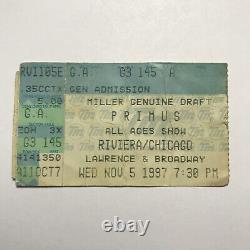 Primus LIMP BIZKIT Powerman 5000 Aragon Ballroom Concert Ticket Stub Vtg 1997