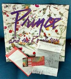 Prince 1984-1985 World Tour Concert Souvenir Picture Book Plus Ticket Stub