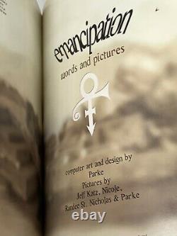 Prince Emancipation 1997 Words and Pictures Concert Book Program with Ticket stub