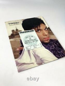 Prince Emancipation 1997 Words and Pictures Concert Book Program with Ticket stub