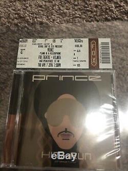 Prince Last Concert Ticket Stub In Atlanta @Fox Theatre withSealed Unopened CD