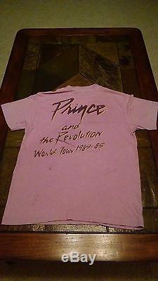 Prince Purple Rain 1984-85 Concert T-Shirt & Ticket Stub From Minnesota Concert