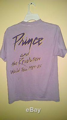 Prince Purple Rain 1984-85 Concert T-Shirt & Ticket Stub From Minnesota Concert