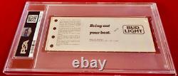 Prince Purple Rain Tour and Sheila E 1985 concert Atlanta Omni ticket stub PSA 4