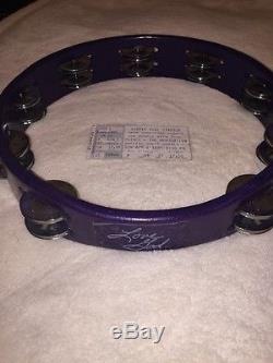 Princes Purple Tambourine From Concert With Ticket Stub